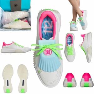 G/FORE $225 WOMEN'S G.112 KILTIE GOLF SHOE 8 1/2 8.5 NEW NIB